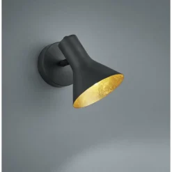 Lampes Dorées-Luminaires Reality Spot Reality NINA Noir, 1 lumière