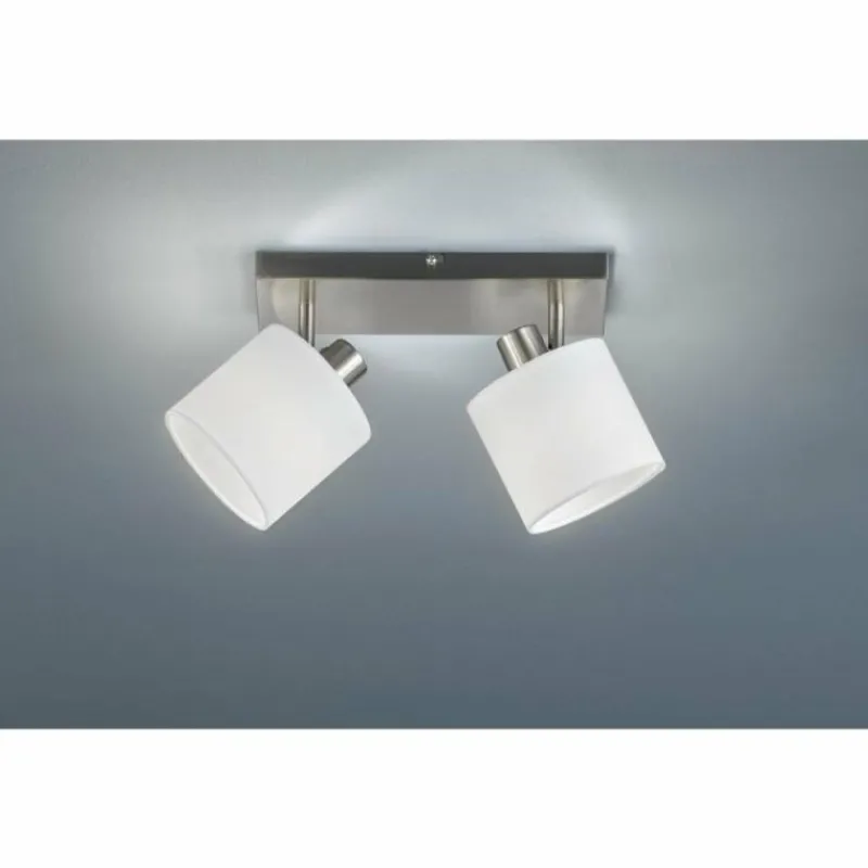 Luminaires Reality Spot Reality TOMMY Nickel mat, 2 lumières* Spots Et Projecteurs