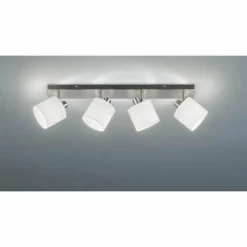 Luminaires Reality Spot Reality TOMMY Nickel mat, 4 lumières* Spots Et Projecteurs