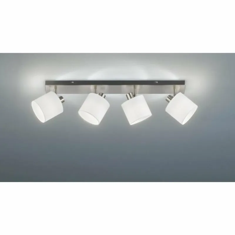 Luminaires Reality Spot Reality TOMMY Nickel mat, 4 lumières* Spots Et Projecteurs