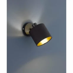 Lampes En Tissu-Luminaires Reality Spot Reality TOMMY Noir, 1 lumière