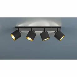 Lampes En Tissu-Luminaires Reality Spot Reality TOMMY Noir, 4 lumières