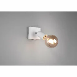 Luminaires Reality Spot Reality Vannes Blanc, 1 lumière* Spots Et Projecteurs