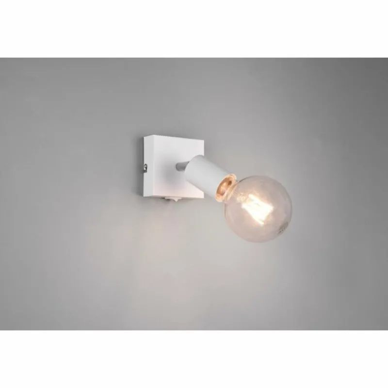 Luminaires Reality Spot Reality Vannes Blanc, 1 lumière* Spots Et Projecteurs