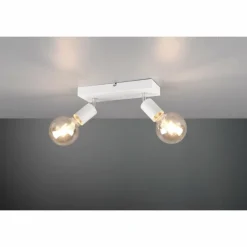 Luminaires Reality Spot Reality Vannes Blanc, 2 lumières* Spots Et Projecteurs