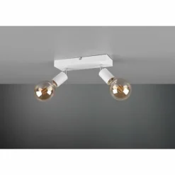 Luminaires Reality Spot Reality Vannes Blanc, 2 lumières* Spots Et Projecteurs
