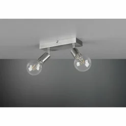 Luminaires Reality Spot Reality Vannes Nickel mat, 2 lumières