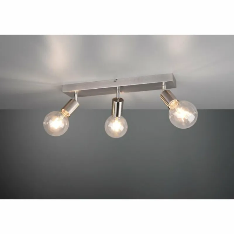 Luminaires Reality Spot Reality Vannes Nickel mat, 3 lumières
