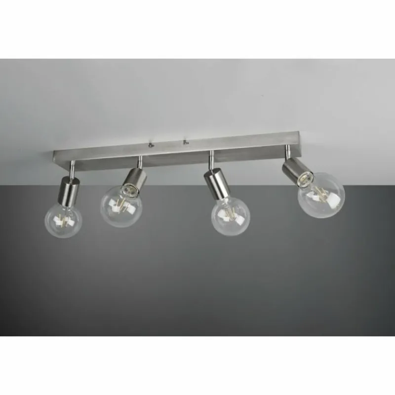 Luminaires Reality Spot Reality Vannes Nickel mat, 4 lumières