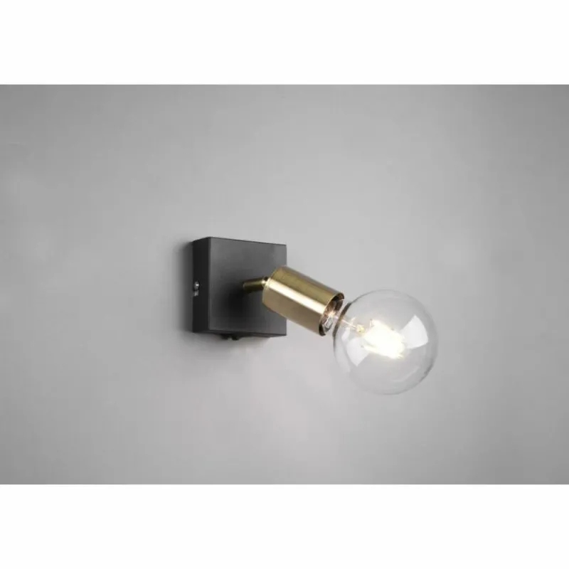 Luminaires Reality Spot Reality Vannes Noir, 1 lumière* Spots Et Projecteurs