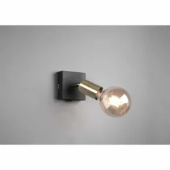 Luminaires Reality Spot Reality Vannes Noir, 1 lumière* Spots Et Projecteurs