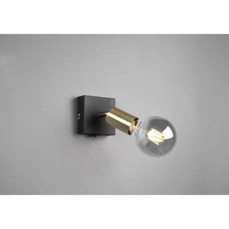 Luminaires Reality Spot Reality Vannes Noir, 1 lumière* Spots Et Projecteurs