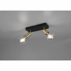 Luminaires Reality Spot Reality Vannes Noir, 2 lumières* Spots Et Projecteurs