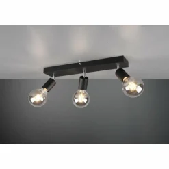 Luminaires Reality Spot Reality Vannes Noir, 3 lumières* Spots Et Projecteurs