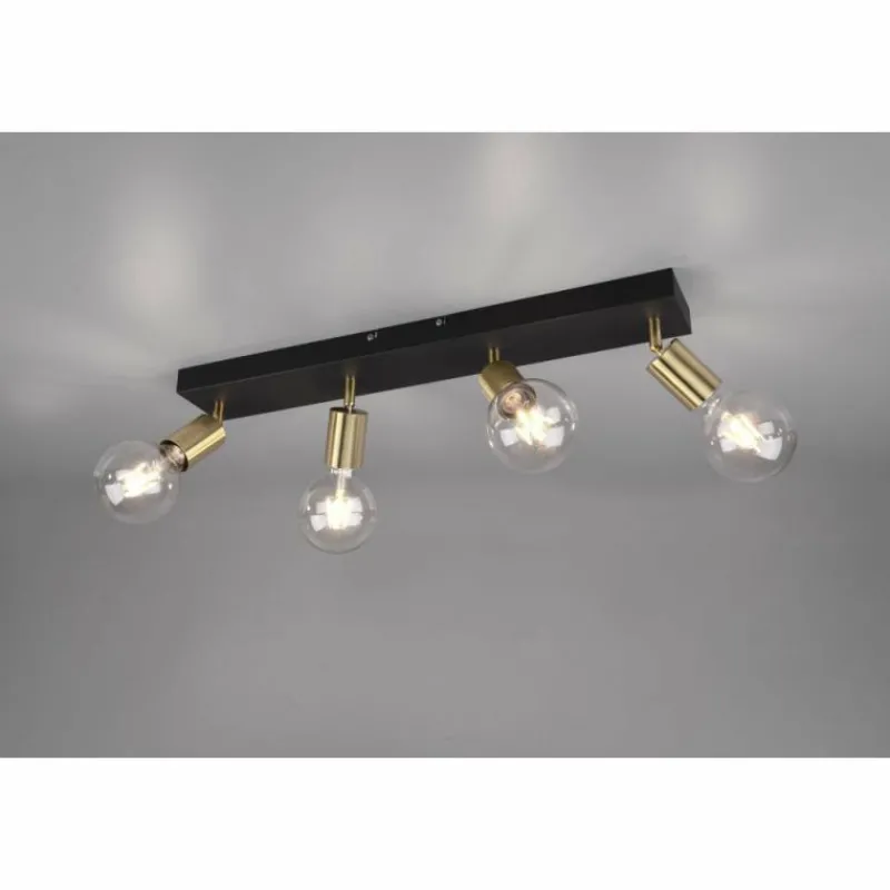 Luminaires Reality Spot Reality Vannes Noir, 4 lumières* Spots Et Projecteurs