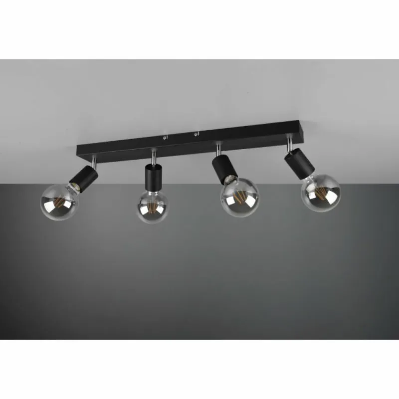 Luminaires Reality Spot Reality Vannes Noir, 4 lumières* Spots Et Projecteurs