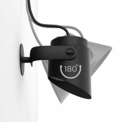 Luminaires Philips Spot Spot de jardin LED Noir, 1 lumière, Changeur de couleurs