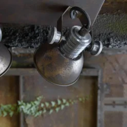 Luminaires Steinhauer Spot Steinhauer BROOKLY LED Brun, 2 lumières* Spots Et Projecteurs