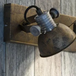 Luminaires Steinhauer Spot Steinhauer BROOKLY LED Brun, 2 lumières* Spots Et Projecteurs