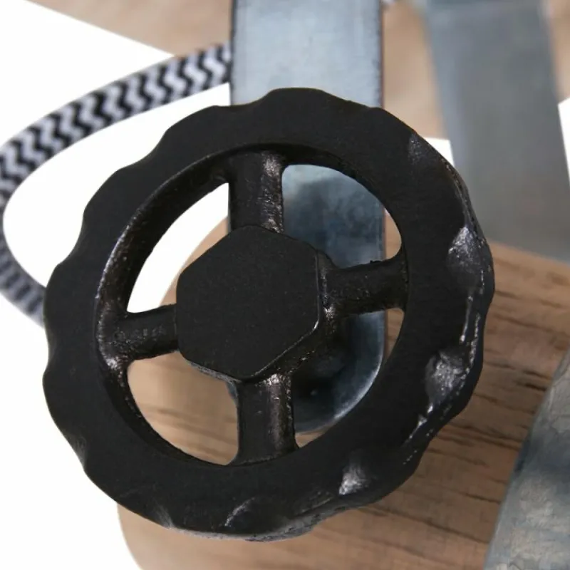 Lampes Industrielles-Luminaires Steinhauer Spot Steinhauer Gearwood Bois clair, Nickel mat, 1 lumière