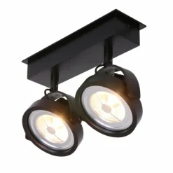Luminaires Steinhauer Spot Steinhauer Mexlite LED Noir, 2 lumières* Spots Et Projecteurs