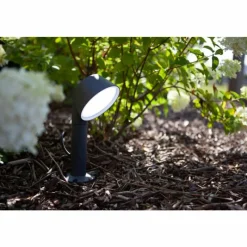 Luminaires Lutec Spot sur pieu Lutec Dakota LED Anthracite, 1 lumière