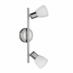 Luminaires Trio Spot Trio CARICO LED Nickel mat, 2 lumières