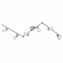 Luminaires Trio Spot Trio CARICO LED Nickel mat, 6 lumières