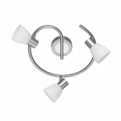 Luminaires Trio Spot Trio CARICO LED Nickel mat, 3 lumières