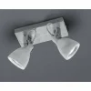 Luminaires Trio Spot Trio CONCRETE LED Gris, 2 lumières* Éclairage Led