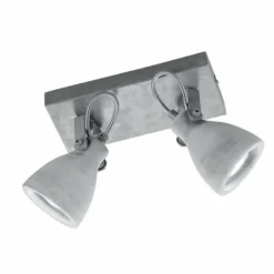 Luminaires Trio Spot Trio CONCRETE LED Gris, 2 lumières* Éclairage Led