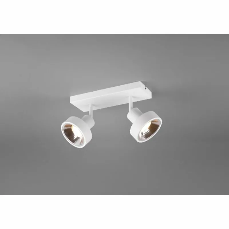 Luminaires Trio Spot Trio Leon LED Blanc, 2 lumières* Spots Et Projecteurs