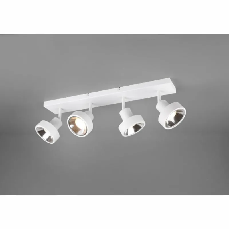 Luminaires Trio Spot Trio Leon LED Blanc, 4 lumières* Spots Et Projecteurs