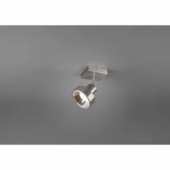 Luminaires Trio Spot Trio Leon LED Nickel mat, 1 lumière* Spots Et Projecteurs