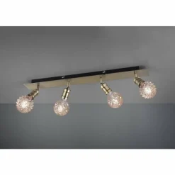 Luminaires Rustiques-Luminaires Trio Spot Trio Leuchten CARL Vieux laiton, 4 lumières