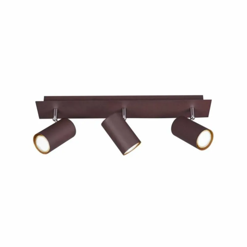 Luminaires Trio Spot Trio Leuchten MARLEY Rouille, 3 lumières* Spots Et Projecteurs