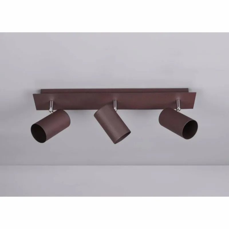 Luminaires Trio Spot Trio Leuchten MARLEY Rouille, 3 lumières* Spots Et Projecteurs