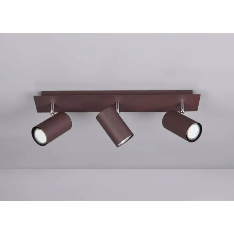 Luminaires Trio Spot Trio Leuchten MARLEY Rouille, 3 lumières* Spots Et Projecteurs