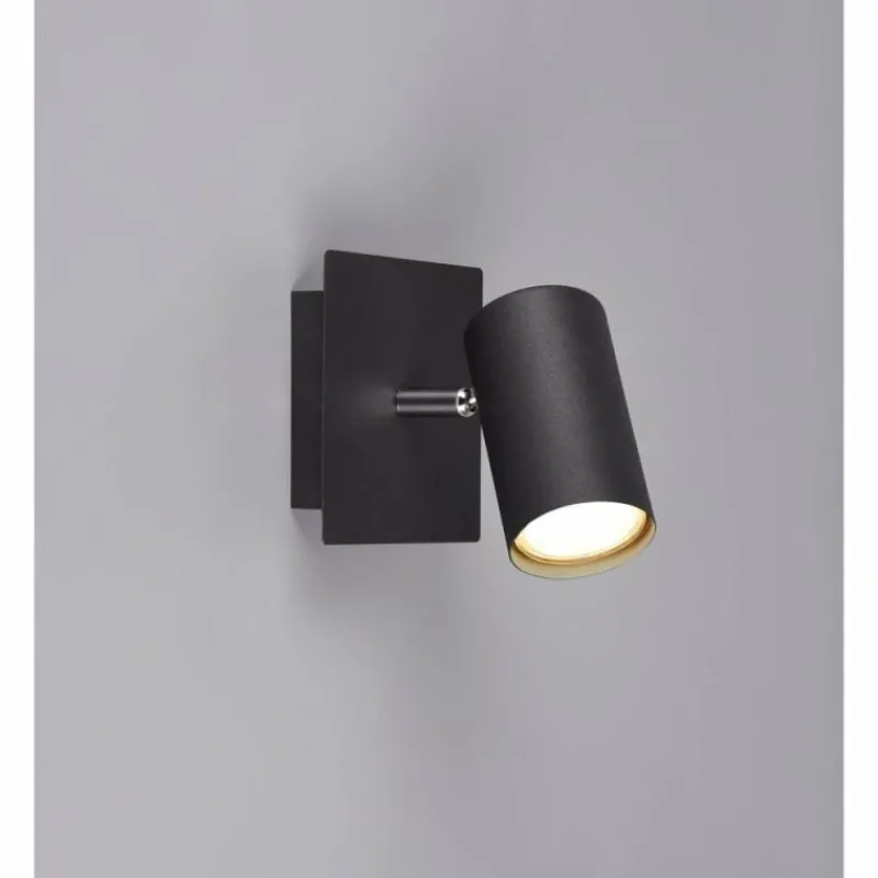 Luminaires Trio Spot Trio Leuchten MARLEY Noir, 1 lumière* Spots Et Projecteurs