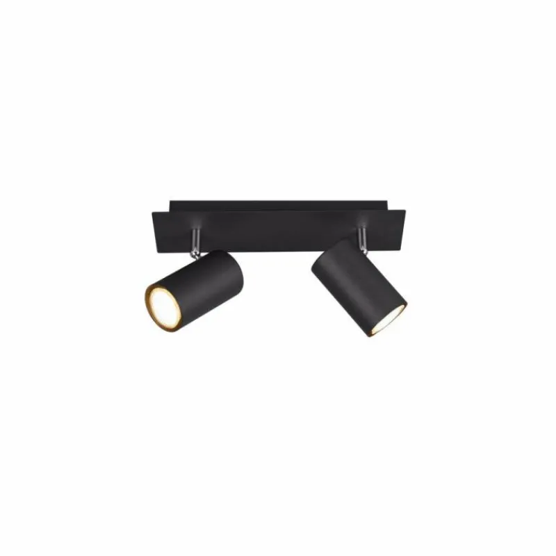 Luminaires Trio Spot Trio Leuchten MARLEY Noir, 2 lumières* Spots Et Projecteurs