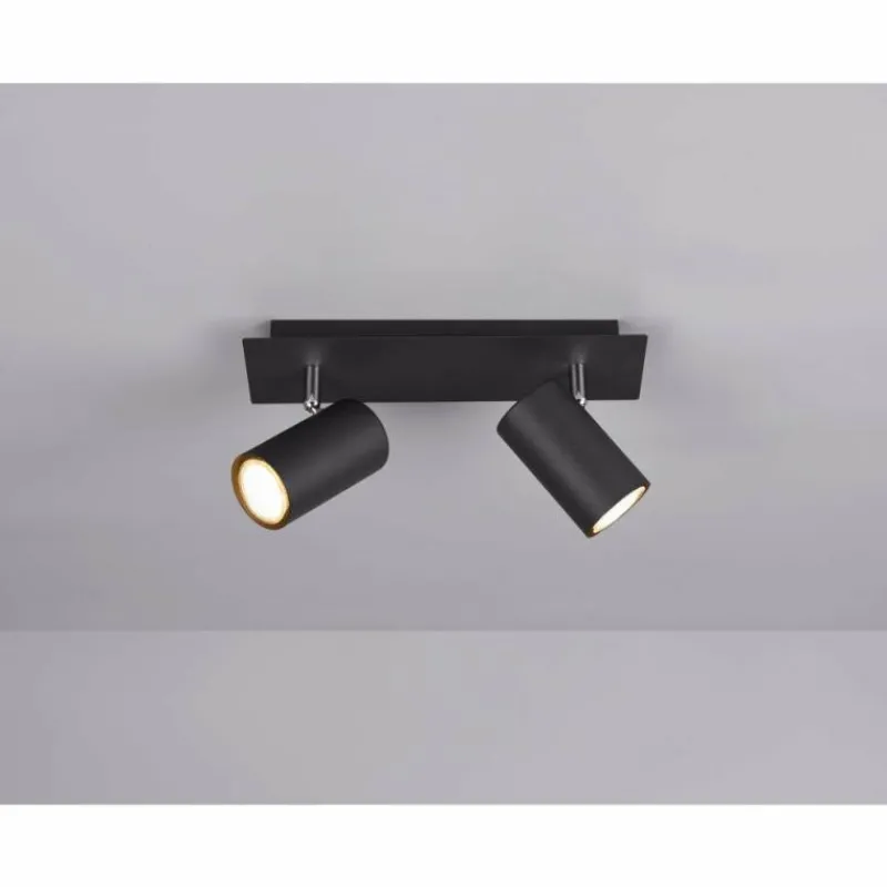 Luminaires Trio Spot Trio Leuchten MARLEY Noir, 2 lumières* Spots Et Projecteurs