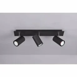 Luminaires Trio Spot Trio Leuchten MARLEY Noir, 3 lumières* Spots Et Projecteurs