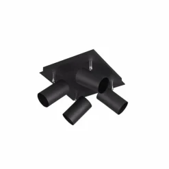 Luminaires Trio Spot Trio Leuchten MARLEY Noir, 4 lumières* Spots Et Projecteurs