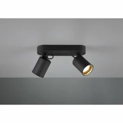Lampes Industrielles-Luminaires Trio Spot Trio Leuchten PAGO Noir, 2 lumières