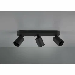 Lampes Industrielles-Luminaires Trio Spot Trio Leuchten PAGO Noir, 3 lumières