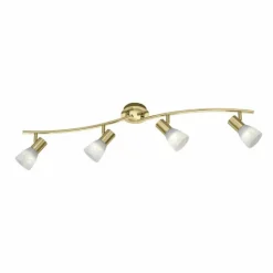 Luminaires Trio Spot Trio LEVISTO LED Laiton, 4 lumières