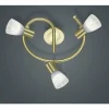 Luminaires Trio Spot Trio LEVISTO LED Laiton, 3 lumières