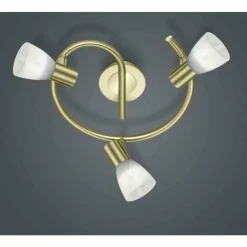 Luminaires Trio Spot Trio LEVISTO LED Laiton, 3 lumières