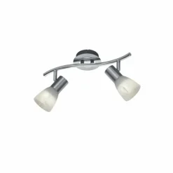 Luminaires Trio Spot Trio LEVISTO LED Nickel mat, 2 lumières