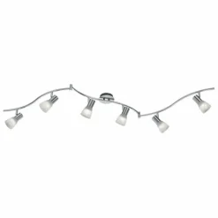 Luminaires Trio Spot Trio LEVISTO LED Nickel mat, 6 lumières